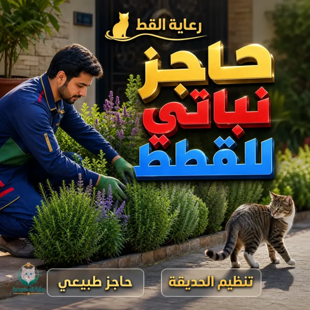 حاجز نباتى للقطط