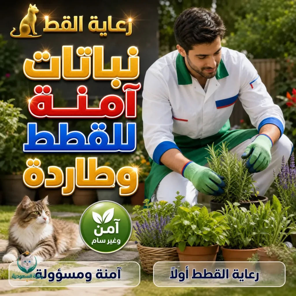 نباتات امنة للقطط و طاردة