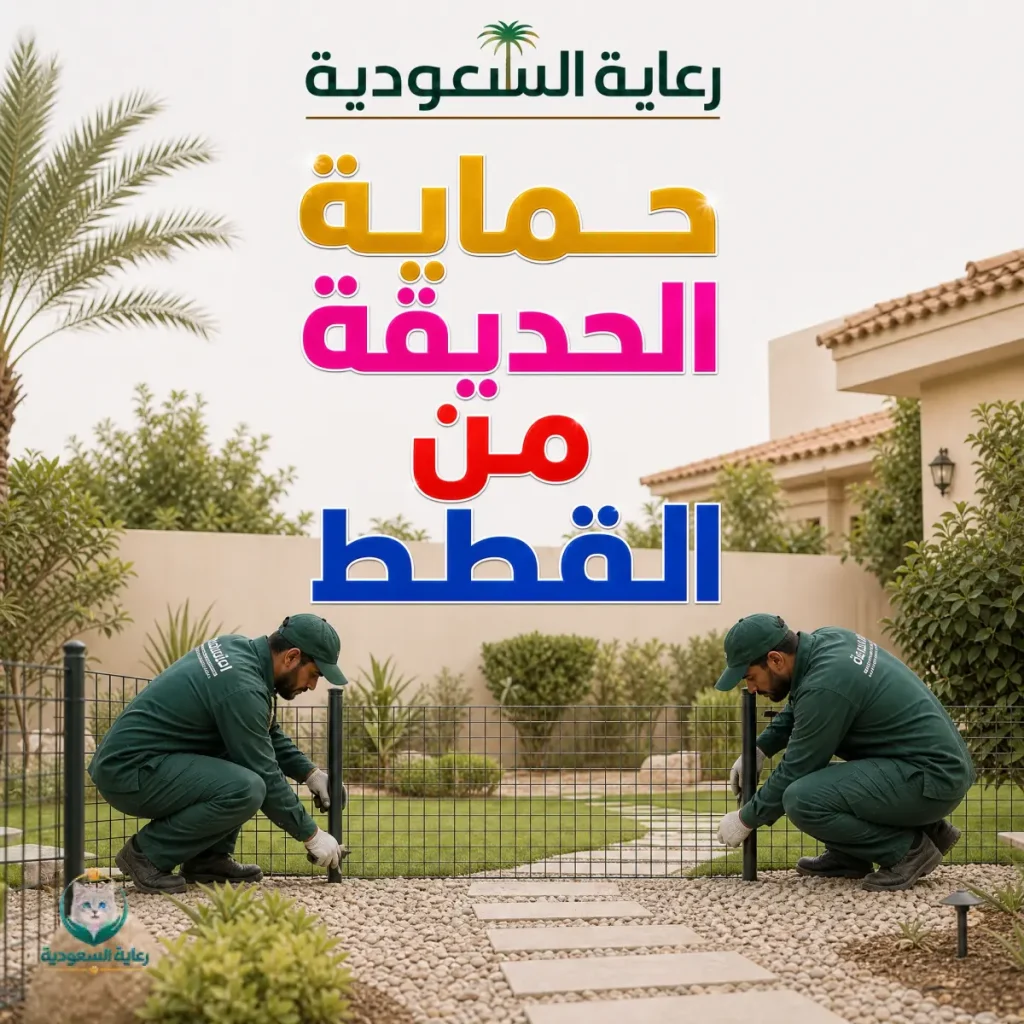 حماية الحديقة من القطط